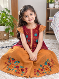 Baby Embroidered Kurti & Palazzo Set