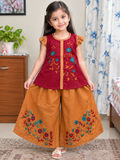 Baby Embroidered Kurti & Palazzo Set