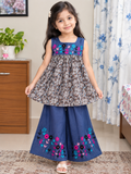 Baby Embroidered Kurti & Palazzo Set