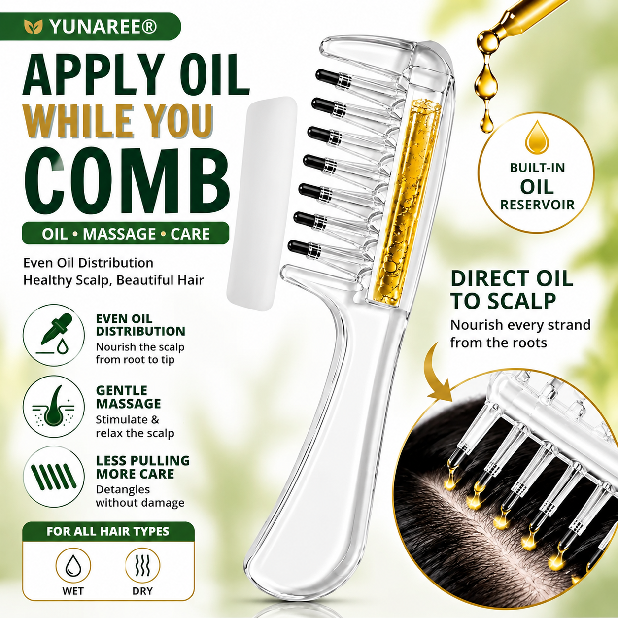 Scalp Care Massage Comb